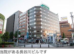当院がある長谷川ビルです